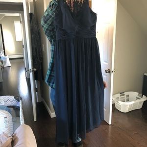 Navy bridesmaid dress